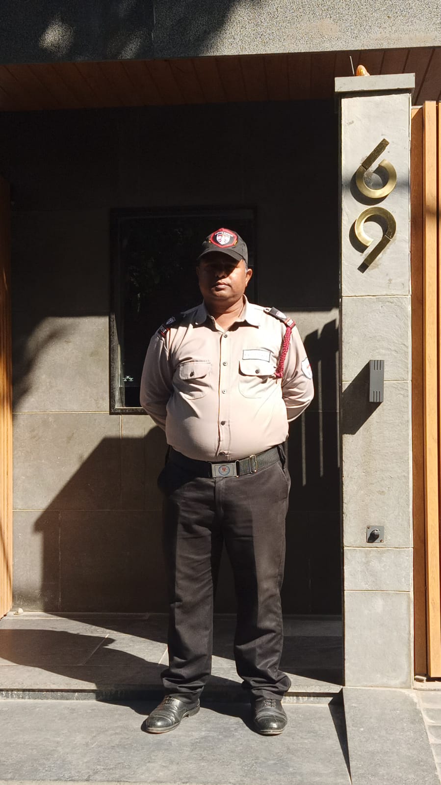 on duty home security guard